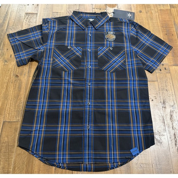 Harley-Davidson Other - Harley Davidson 115th Anniversary Plaid Shirt Mens Medium NWT 2018 Button Up
